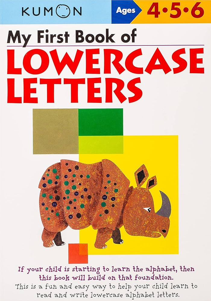 Amazon.com: My First Book of Lowercase Letters